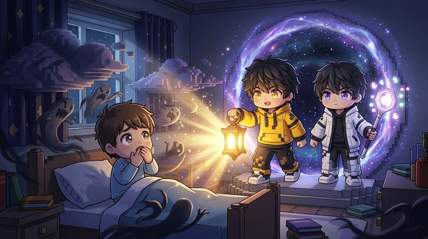 Abhay and Divyansh enter a dream portal to help a child facing a shadowy nightmare